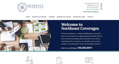Desktop Screenshot of northeastcoverages.com